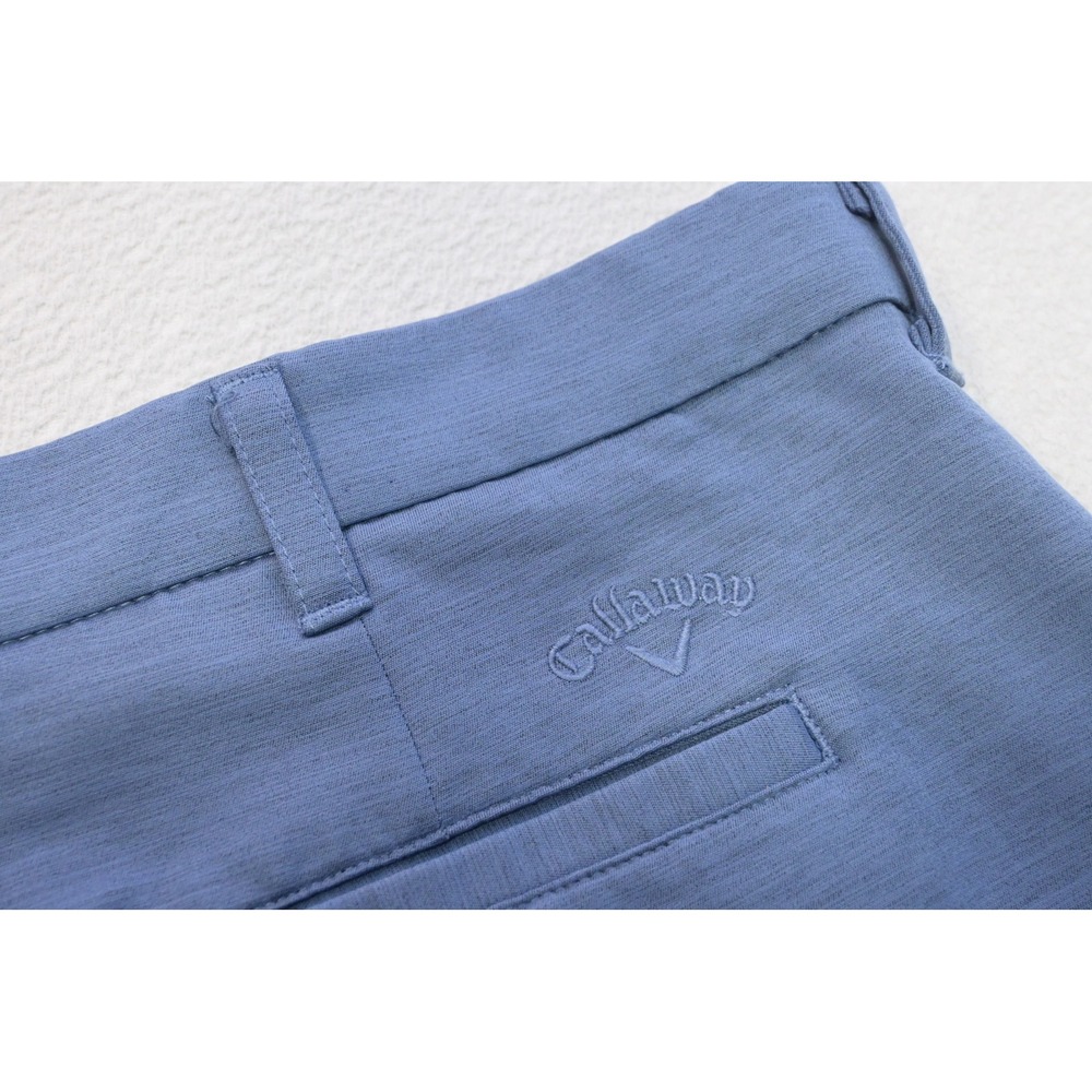 Callaway Golf Shorts Mens 40 Blue Stretch Wicking Performance Flat Excellent